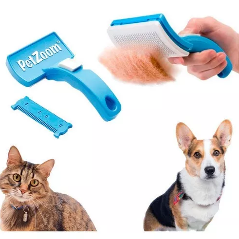 PetGroomer 3 en 1: Cepillo, Quitapelos y Masajeador para Mascotas 