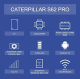 Celular Caterpillar S62 Pro de 128Gb y 6 Gb Ram