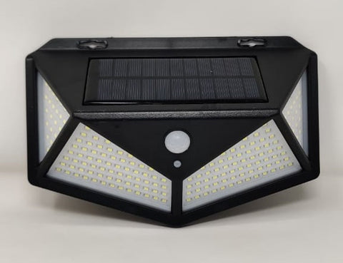 Lampara Solar con180 Luces Led y Sensor De Movimiento
