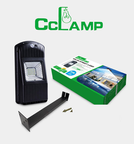 Lampara Para Exterior Solar Led De 30w Con Sensor De Luz CL-110