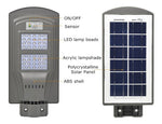 Lampara De Exterior Solar Led 40w con Sensor De Luz Y Soporte