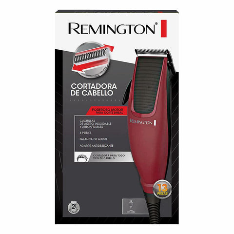Cortadora de Cabello Remington Roja.  Ref. HC1095 110v