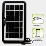 Cargador Solar  de celulares y tablets Panel Solar 8 Watt 6 Voltios  Ref. CL-680