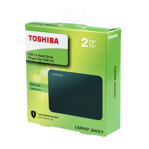 Disco Duro Externo 2tb Toshiba 3.0 Canvio Basic Usb
