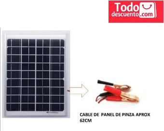 Panel Solar de 10W  Ref. VIPSP-10W