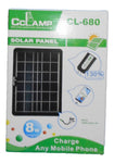 Cargador Solar  de celulares y tablets Panel Solar 8 Watt 6 Voltios  Ref. CL-680