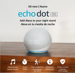 Amazon Echo Dot con reloj de 5ta generación
