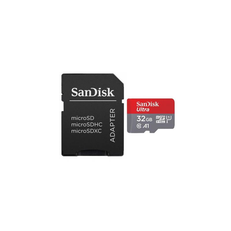 Tarjeta de memoria flash SD SanDisk de 128 Gb con adaptador — Compupel